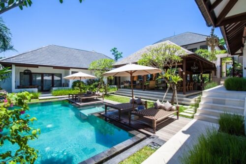 A tropical house with private pool